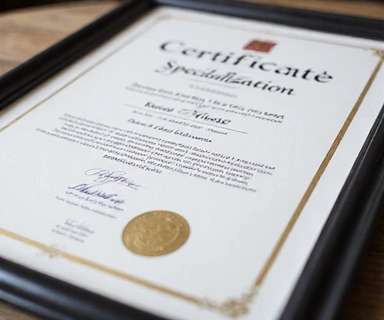 Certificado de Especialización en Intolerancias Alimentarias.